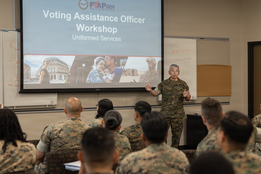 MCB Camp Pendleton Hosts Voting Assistance Officer Workshop