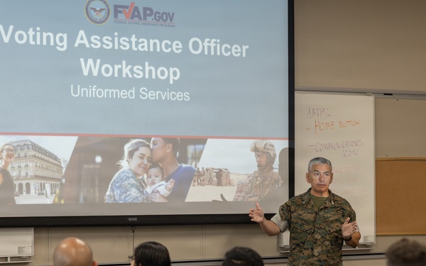 MCB Camp Pendleton Hosts Voting Assistance Officer Workshop