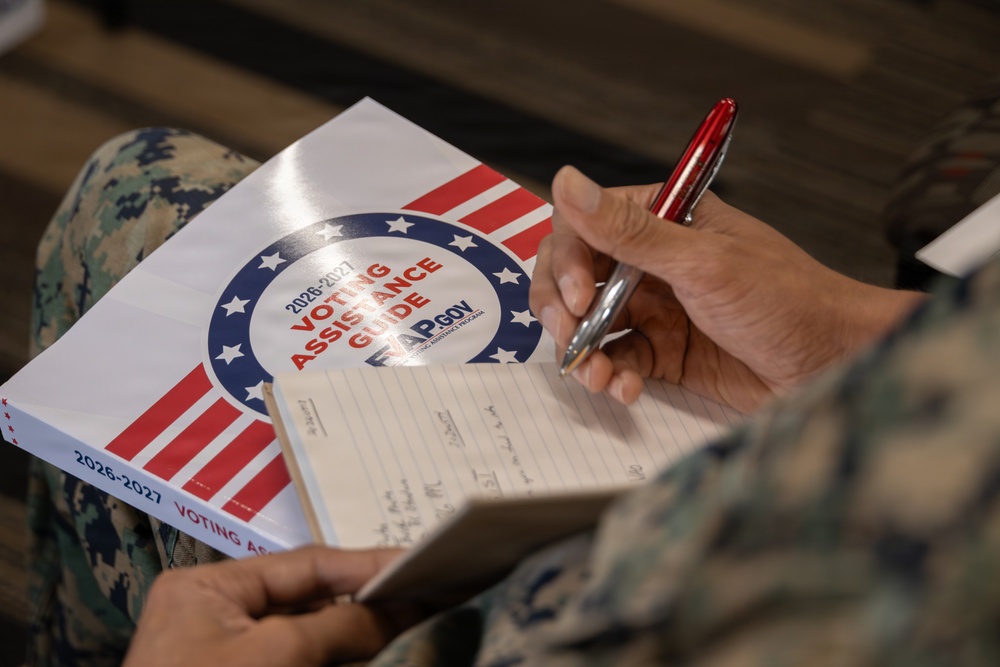 MCB Camp Pendleton Hosts Voting Assistance Officer Workshop