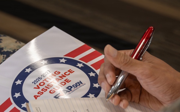 MCB Camp Pendleton Hosts Voting Assistance Officer Workshop