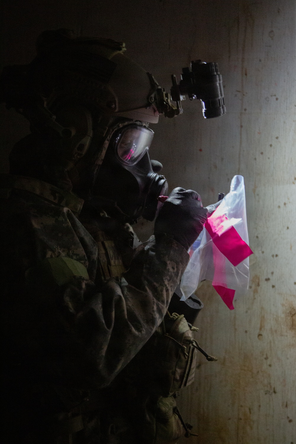 Through the Dark and the Hazard: Green Berets Execute Nighttime CBRN Training