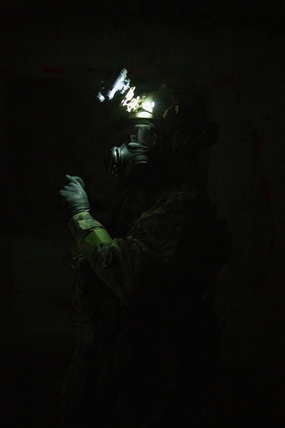 Through the Dark and the Hazard: Green Berets Execute Nighttime CBRN Training