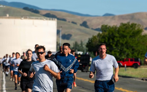 Airmen participate in 13th Annual Port Dawg Memorial Run