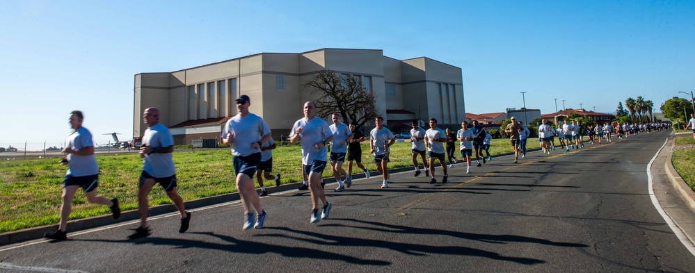 Airmen participate in 13th Annual Port Dawg Memorial Run