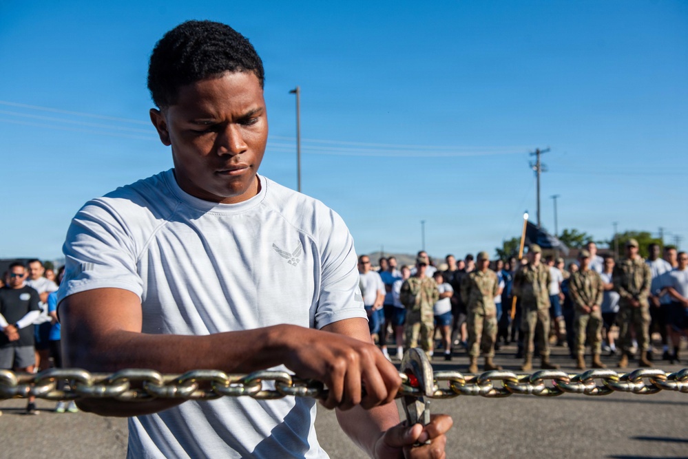 Airmen participate in 13th Annual Port Dawg Memorial Run
