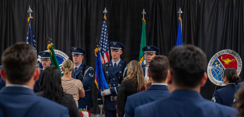 Herman Mackey Airman Leadership School class 26-D graduation ceremony