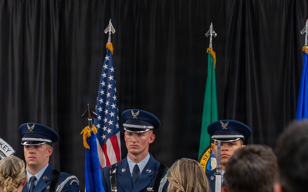 Herman Mackey Airman Leadership School class 26-D graduation ceremony