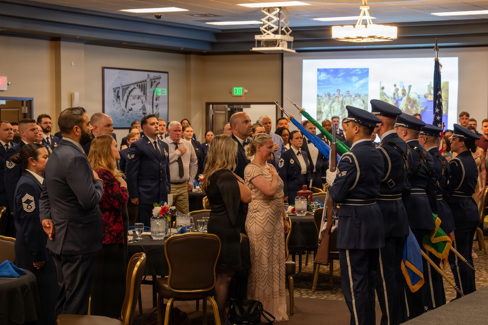 Herman Mackey Airman Leadership School class 26-D graduation ceremony