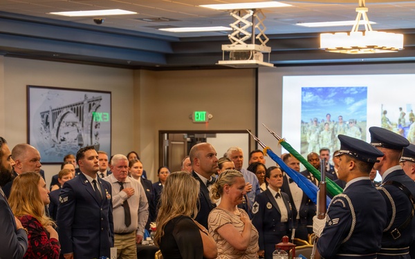 Herman Mackey Airman Leadership School class 26-D graduation ceremony