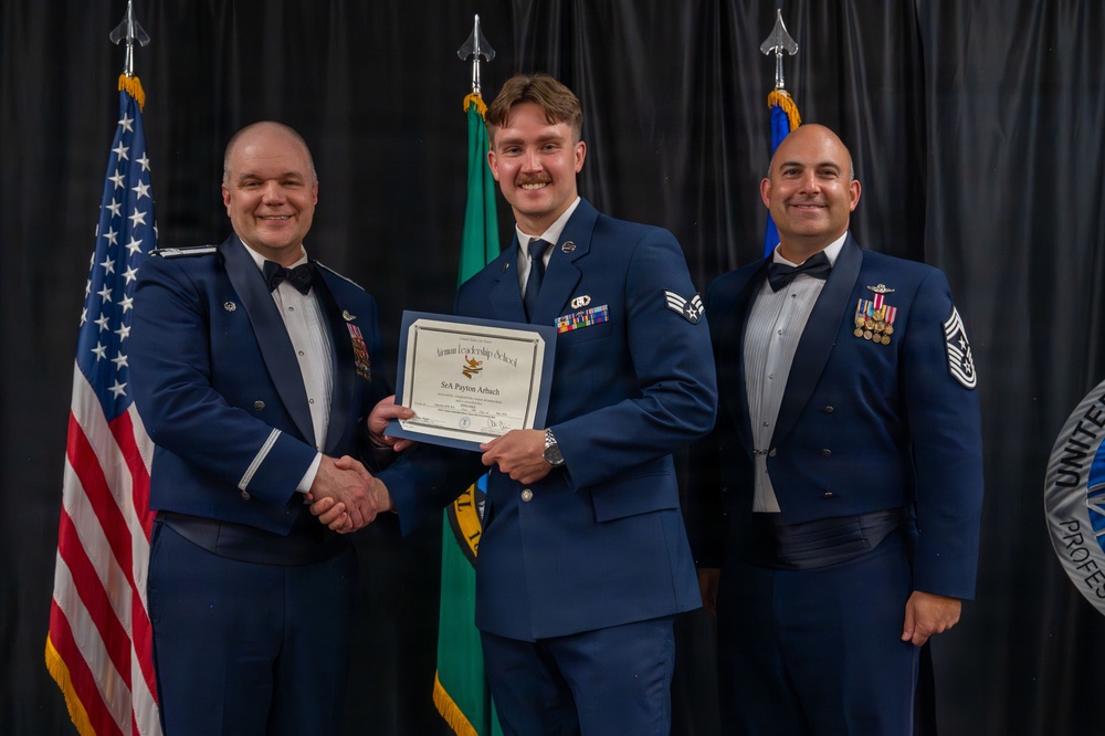 Herman Mackey Airman Leadership School class 26-D graduation ceremony