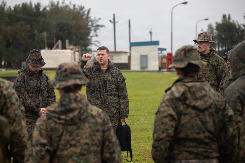 3rd Landing Support Battalion Marines Conduct Airborne, Air Delivery, and Night Operation Training on Ie Shima, Okinawa