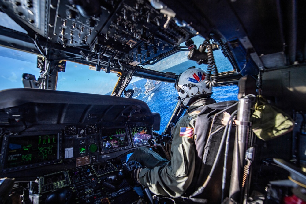 CSG-11 Commander Pilots Sea Hawk