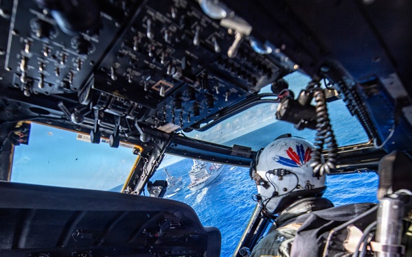 CSG-11 Commander Pilots Sea Hawk