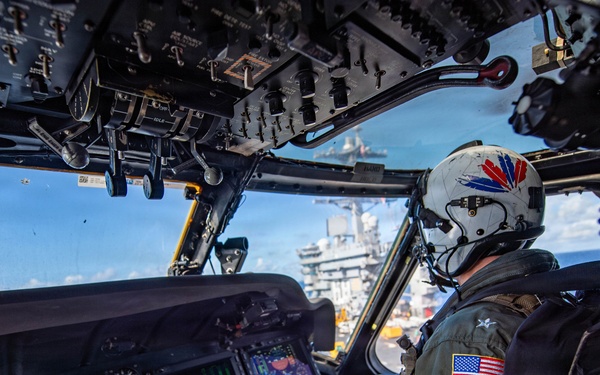 CSG-11 Commander Pilots Sea Hawk