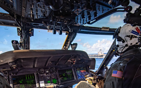 CSG-11 Commander Pilots Sea Hawk