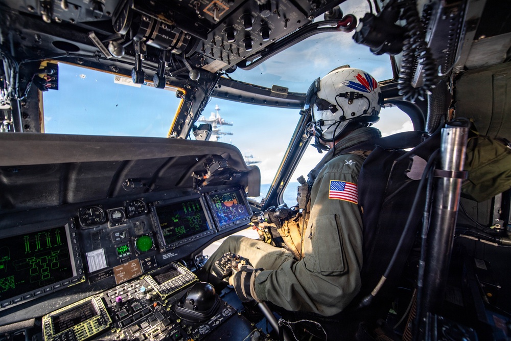 CSG-11 Commander Pilots Sea Hawk
