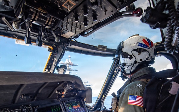 CSG-11 Commander Pilots Sea Hawk