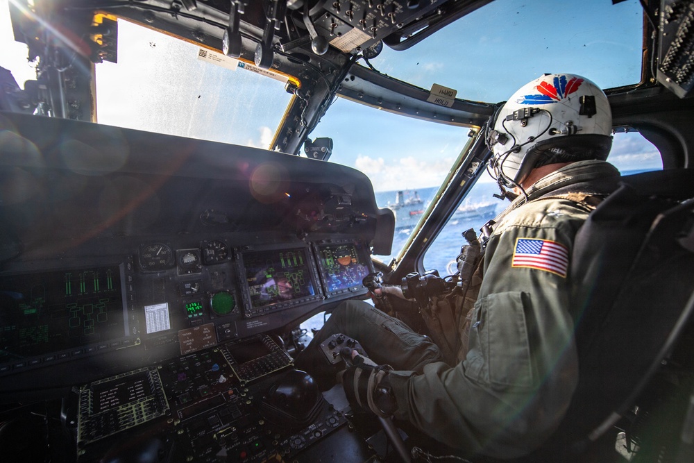 CSG-11 Commander Pilots Sea Hawk