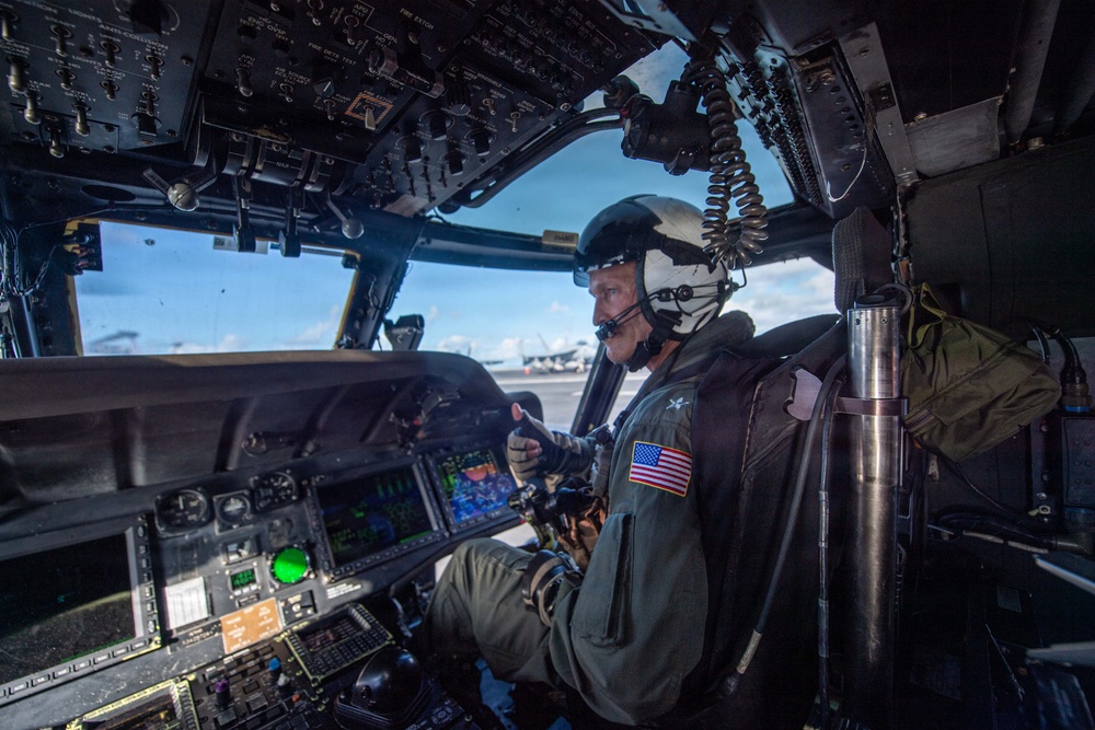 CSG-11 Commander Pilots Sea Hawk