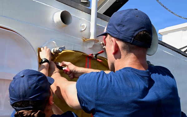 U.S. Coast Guard Academy cadets take part in basic damage control classes ahead of America 250 events