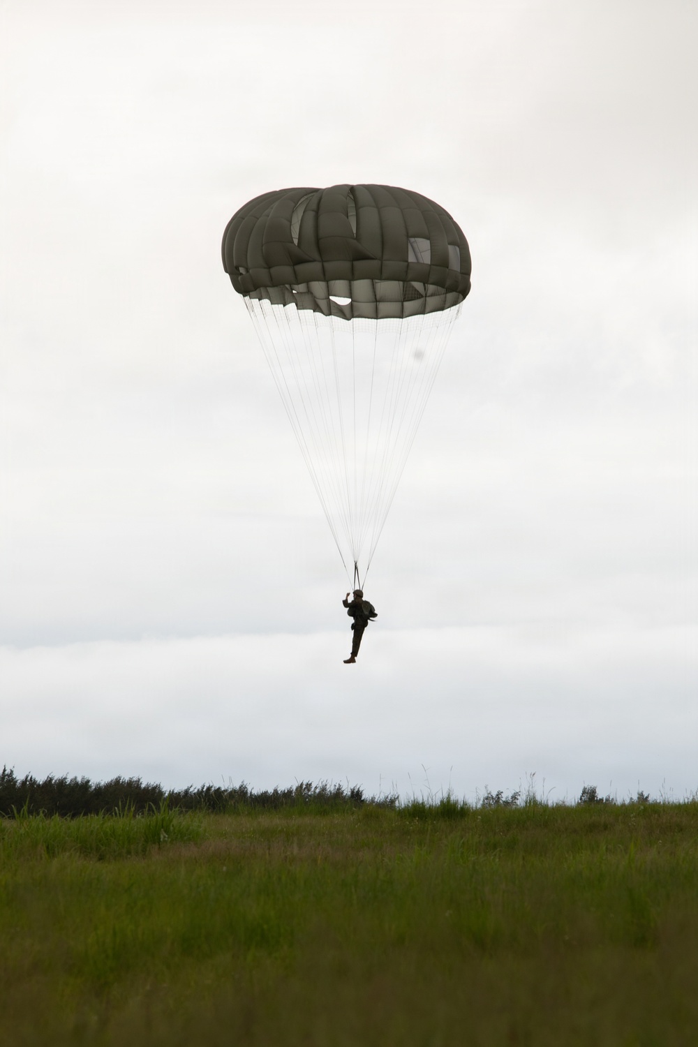 3rd Landing Support Battalion Marines Conduct Airborne, Air Delivery, and Night Operation Training on Ie Shima, Okinawa