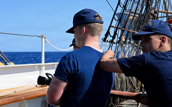 U.S. Coast Guard Academy cadets take part in basic damage control classes ahead of America 250 events