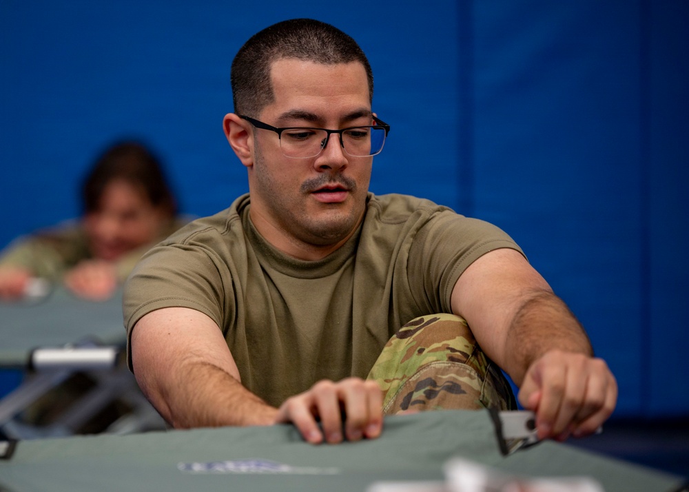 Kodiak Arctic Care Team prepares beddown site