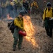 Alaska Air National Guard, Air Force, and State of Alaska Division of Forestry and Fire Protection firefighters team up during controlled burns