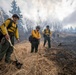Alaska Air National Guard, Air Force, and State of Alaska Division of Forestry and Fire Protection firefighters team up during controlled burns