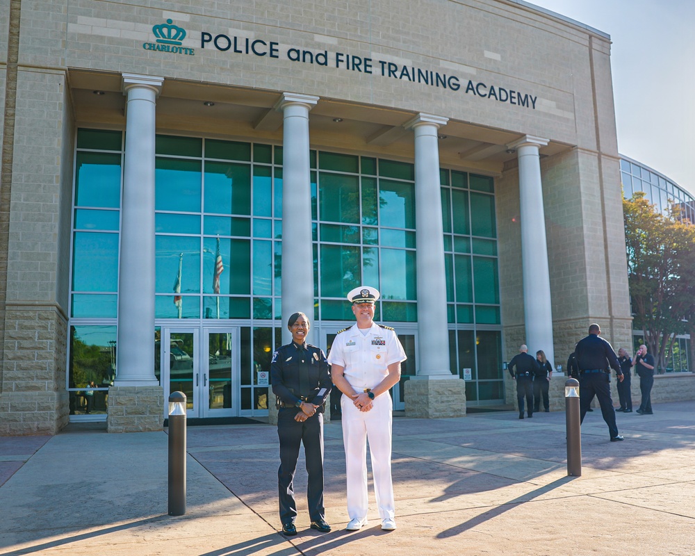 Charlotte Navy Week Sailors participate in CMPD training events