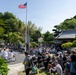 U.S. 7th Fleet Band performs at Gyokusenji Temple in Shimoda, Japan during 87th annual Black Ship Festival