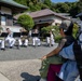 U.S. 7th Fleet Band performs at Gyokusenji Temple in Shimoda, Japan during 87th annual Black Ship Festival