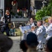 U.S. 7th Fleet Band performs at Gyokusenji Temple in Shimoda, Japan during 87th annual Black Ship Festival