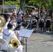 U.S. 7th Fleet Band performs at Gyokusenji Temple in Shimoda, Japan during 87th annual Black Ship Festival
