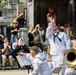 U.S. 7th Fleet Band performs at Gyokusenji Temple in Shimoda, Japan during 87th annual Black Ship Festival