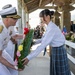 U.S. Navy commanding officers participate in a memorial service for Americans interred at Gyokusenji Temple in Shimoda, Japan during 87th annual Black Ship Festival