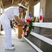 U.S. Navy commanding officers participate in a memorial service for Americans interred at Gyokusenji Temple in Shimoda, Japan during 87th annual Black Ship Festival
