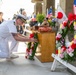 U.S. Navy commanding officers participate in a memorial service for Americans interred at Gyokusenji Temple in Shimoda, Japan during 87th annual Black Ship Festival