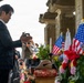 U.S. Navy commanding officers participate in a memorial service for Americans interred at Gyokusenji Temple in Shimoda, Japan during 87th annual Black Ship Festival