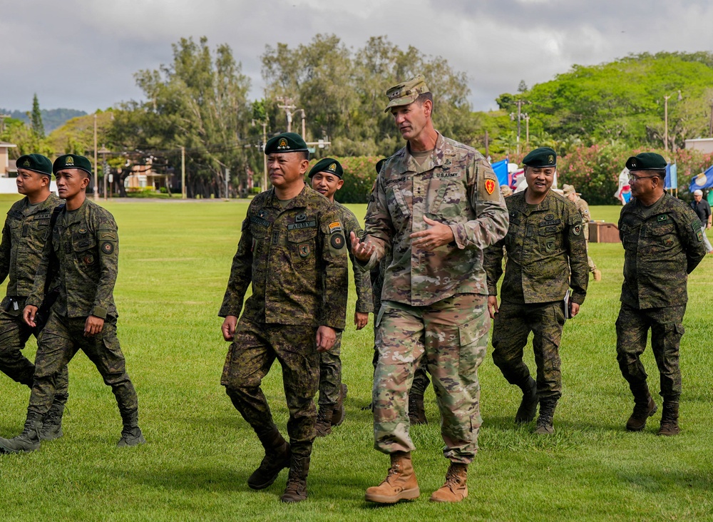 U.S. and Philippine Army leaders highlight the enduring Indo-Pacific partnership during Tropic Lightning honors ceremony