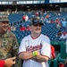 Staff Sgt. Andrew Wolfe Throws First Pitch at Washington Nationals National Guard Appreciation Game