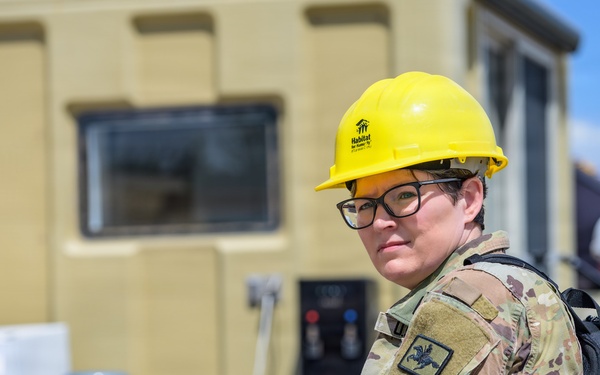 Wyoming Army National Guard public affairs unit support construction project in Cheyenne