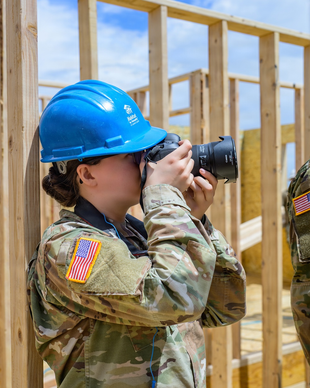 Wyoming Army National Guard public affairs unit support construction project in Cheyenne