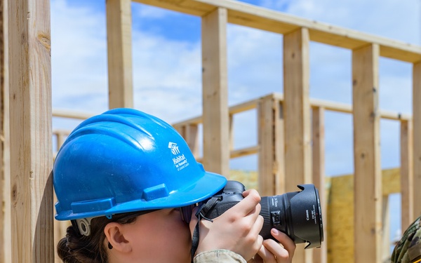 Wyoming Army National Guard public affairs unit support construction project in Cheyenne