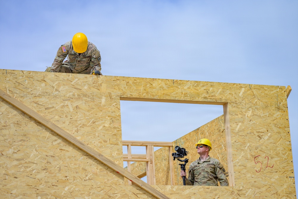 Wyoming Army National Guard public affairs unit support construction project in Cheyenne