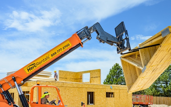 Wyoming National Guard engineers collaborate with Habitat for Humanity construction project in Cheyenne