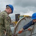 USS John C Stennis (CVN 74) conducts re-reeve evolution