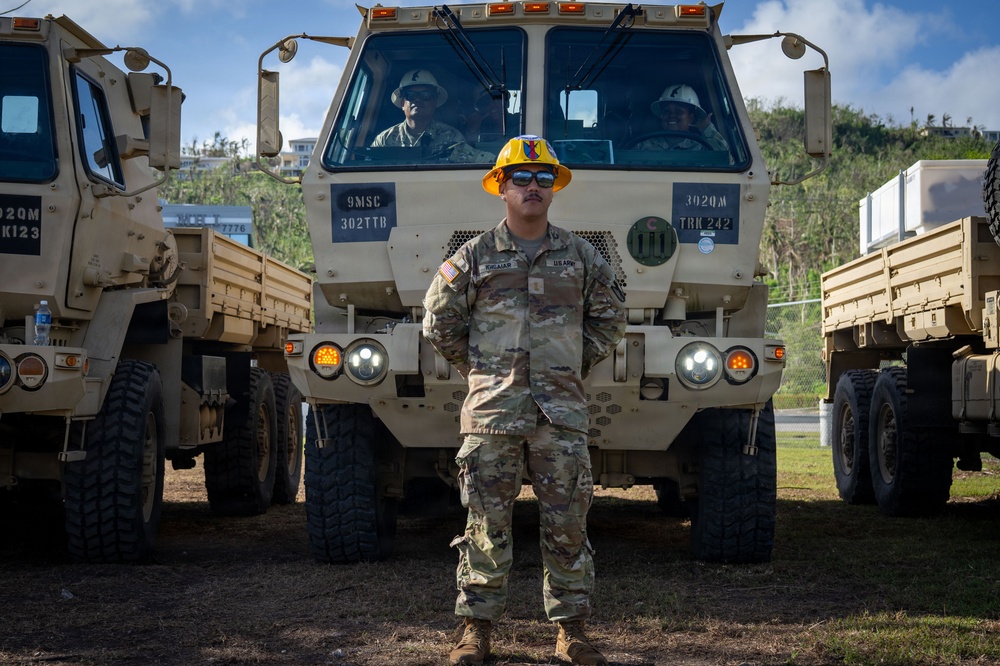 U.S. Army Reservists activate, serving the people of Saipan post-Typhoon Sinlaku