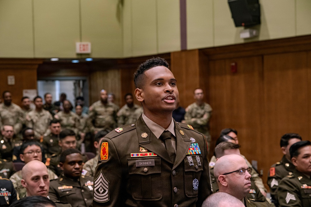 Welcoming the Next Generation: 2nd Battalion, 1st Air Defense Artillery Hosts NCO Induction Ceremony