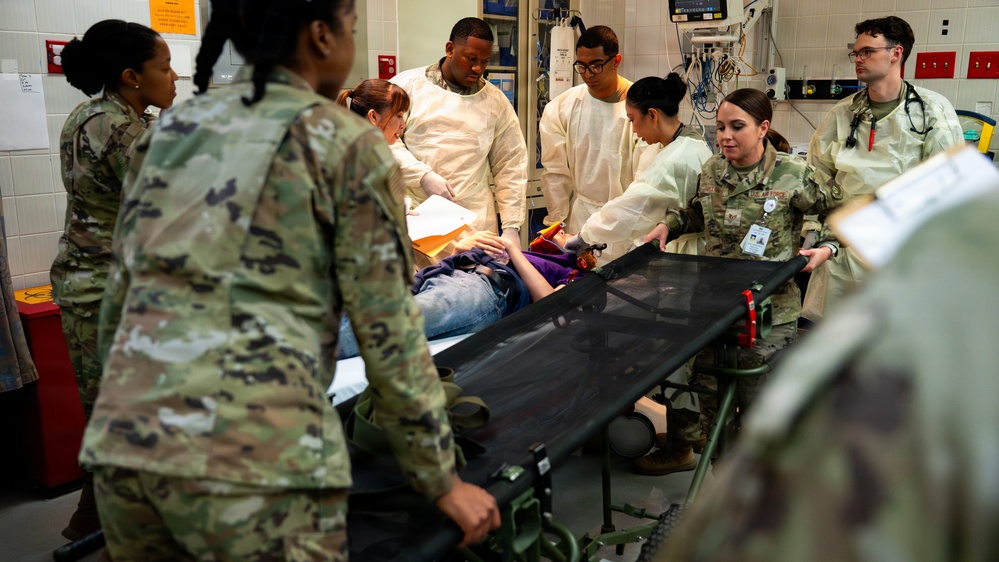 Osan Airmen respond to simulated aircraft crash